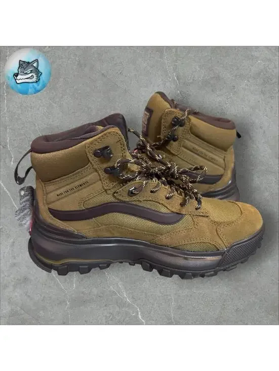 Vans Crestline All-Terrain Waterproof Sneaker Boots 'Tobacco Brown' Men's 5.5 - Picture 3 of 5